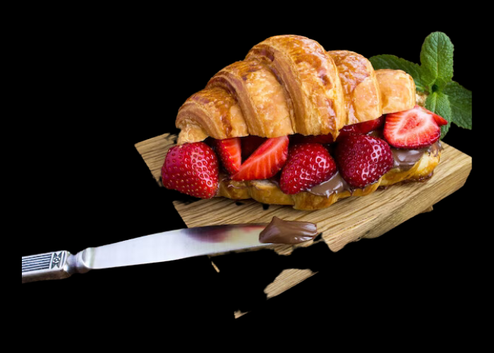 Croissant Nutella y Fruta