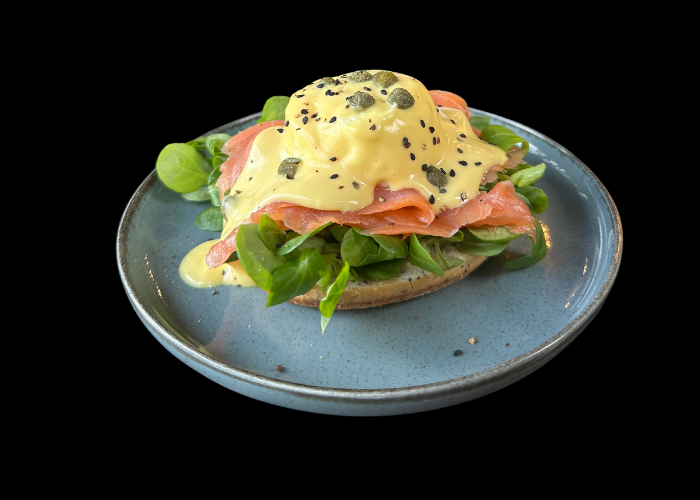 Tostada Salmón Huevo Poche