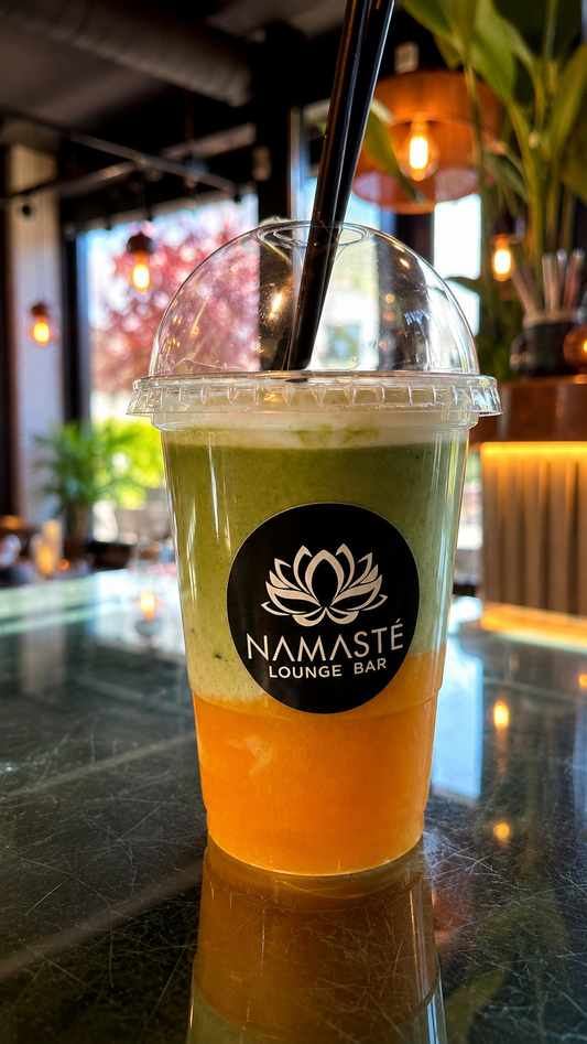 Mango Matcha latte
