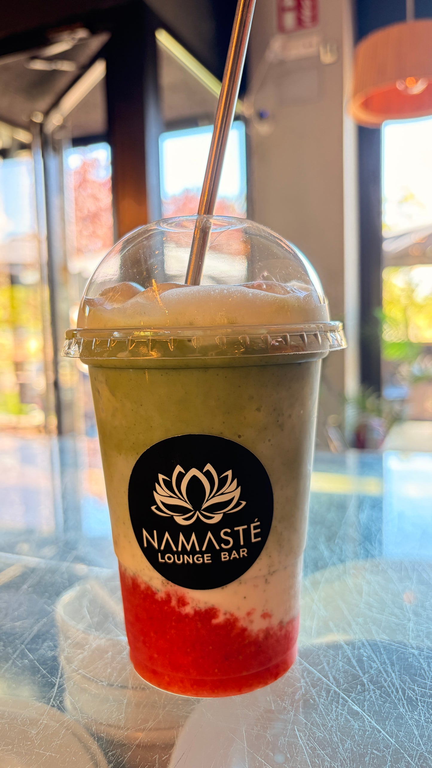 Matcha latte fresa