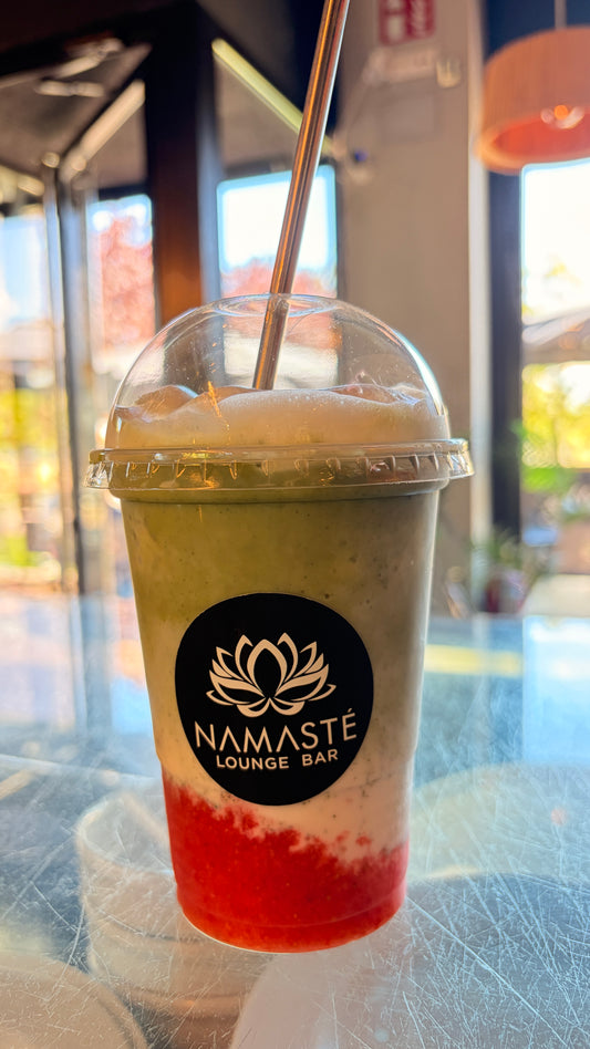 Matcha latte fresa
